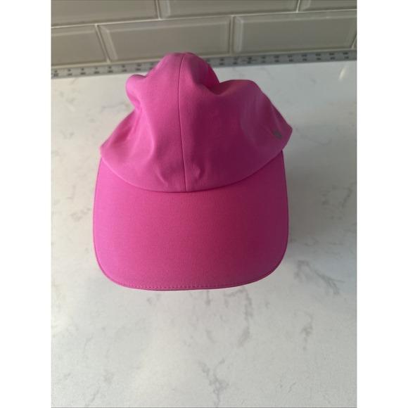 Lululemon Fast And Free Running Hat SZ:OS~ Hot Pink - Picture 3 of 9